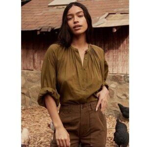 Doen Olive Green Blouse